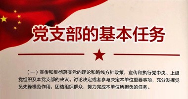 黨支部基本任務